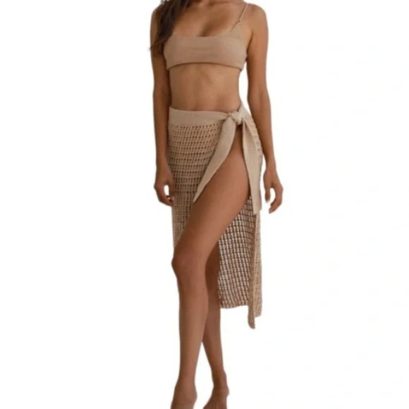 Flook The Label Riley Wrap Skirt Coverup - Picture 1 of 5
